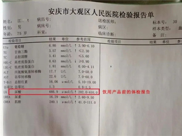 好消息! 尿酸值持续下降中......